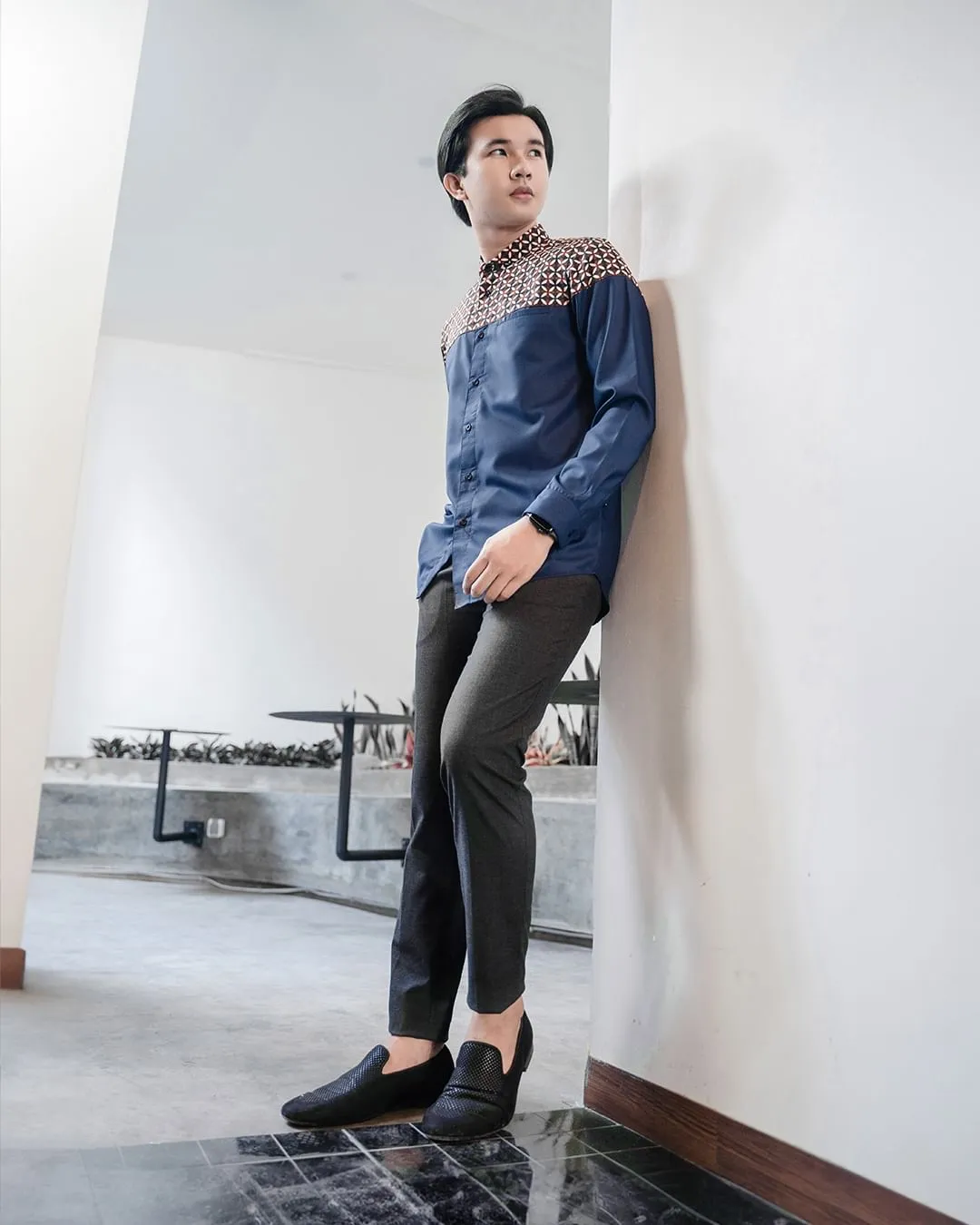 koko modern Batik motif kawung 1