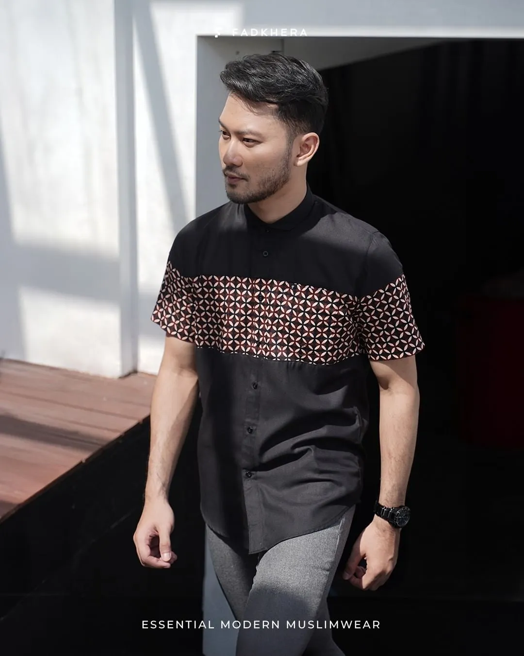 koko modern Batik motif kawung 2