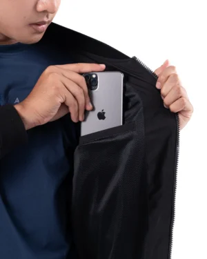 Nadeem Bomber Jacket Black 13