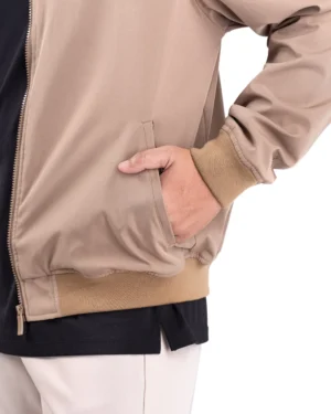 Nadeem Bomber Jacket Golden Brown 11