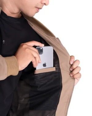 Nadeem Bomber Jacket Golden Brown 13