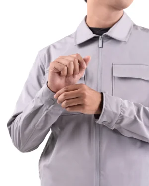 Uthman Essential Jacket Light Grey 19