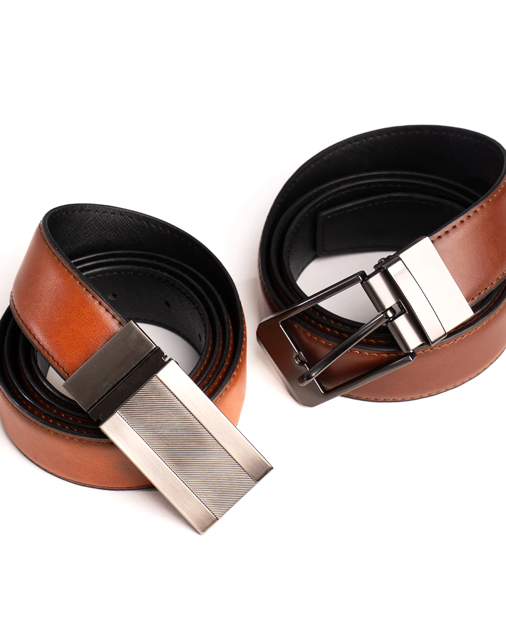 Gavin Belt Chocolate & Black 2