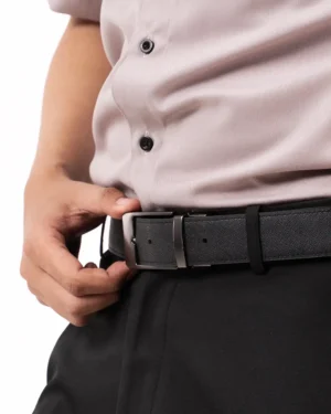 Gavin Belt Chocolate & Black 9