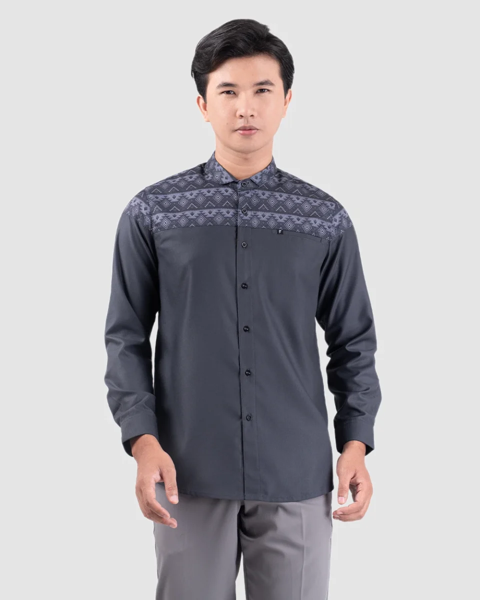 Shafwan Dark Grey Long