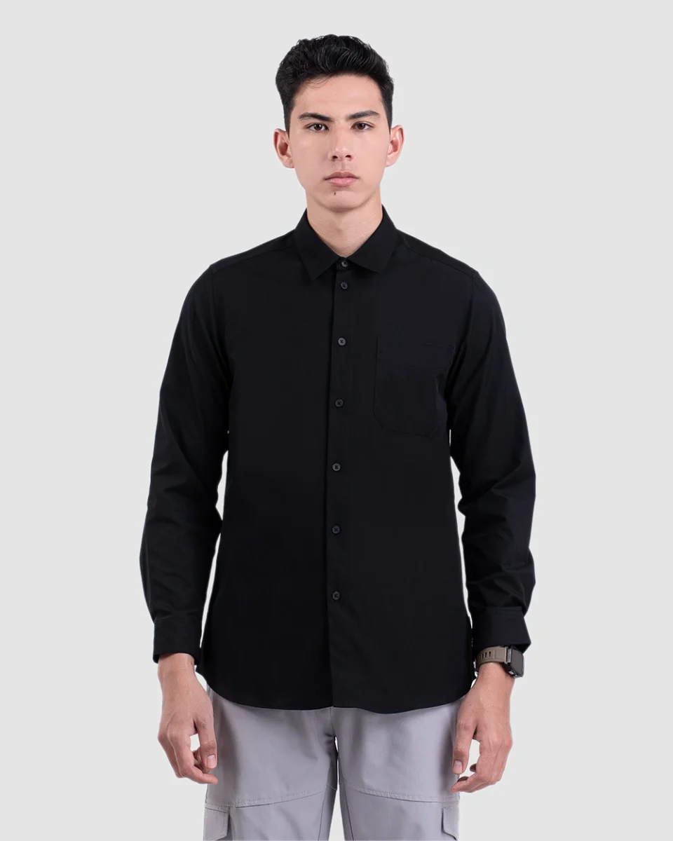Halyd Stretch Shirt Black
