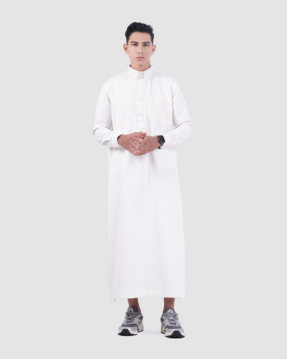Elquba Thobe Broken White Elquba Thobe Broken White