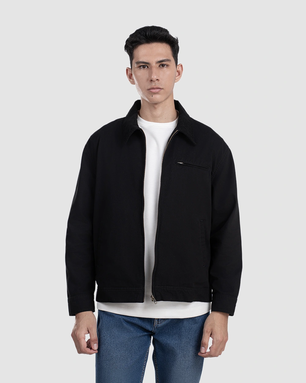 Zaen Work Jacket Black Zaen Work Jacket Black