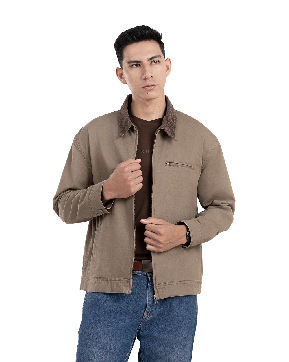 Zaen Work Jacket Khaki 15
