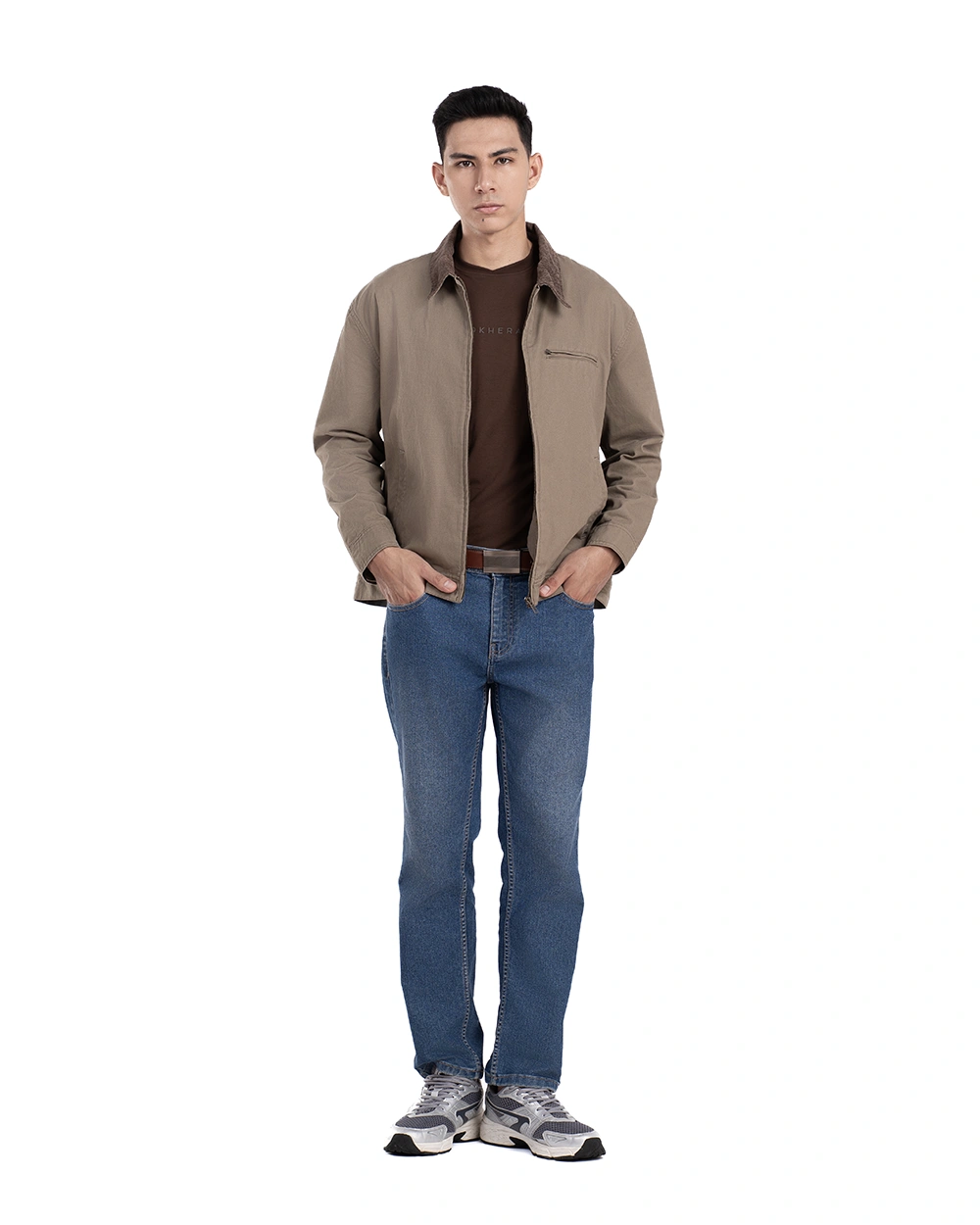 Zaen Work Jacket Khaki 2